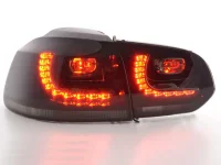 VW Golf 6 Baglygter LED R-Design Sort / Mørk