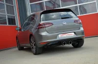 VW Golf 7 Sportsudstødning Catback - R32 Design Rustfri