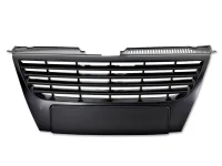 VW Passat 3C Frontgrill Emblemfri uden PDC Sort