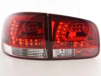 VW Touareg 7L Baglygter Sonar LED 03-09 - Rød / Klar