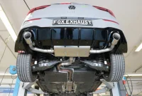 VW Golf 8 FOX Bagpotte Duplex Rustfri med Diffuser - GTE