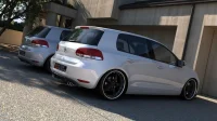 VW Golf 6 Maxton Diffuser 08-12 - V2