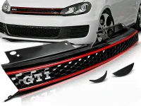 VW Golf 6 Frontgrill Emblemfri Honeycomb GTi Look - Type 2