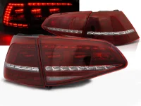 VW Golf 7 Baglygter Eagle LED GTI Design 13-17 Rød / Klar - DYN