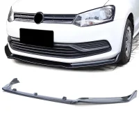 VW Polo 6C Frontsplitter Add-On 3-Delt Carbon Look 14-17