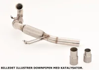 VW Polo AW FMS Downpipe 76mm u. Katalysator 2.0 GTI