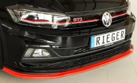 VW Polo AW Rieger Frontsplitter Sort 17-21 R-Line / GTI