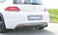 VW Scirocco 3 Rieger Diffuser Blank Sort - R-Line