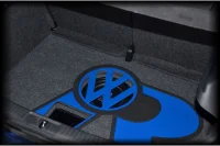 VW Scirocco Baskasse Subwoofer Bagagerums Ombygning 10"