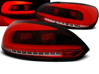 VW Scirocco 3 Baglygter LED Light Tube Rød / Klar