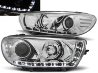 VW Scirocco 3 Forlygter Sonar LED Dayline 08-14 - Krom