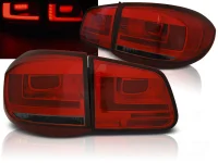 VW Tiguan Baglygter LED 07-11 Rød / Mørk