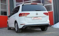 VW Touran 5T FMS Catback System Rustfri - 1.4 TSI