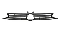 VW Touran 5T Frontgrill 15- Blanksort / Krom