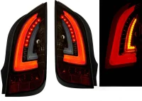 VW Up! Skoda Citigo Baglygter LED Light Tube Sort / Mørk / Guld